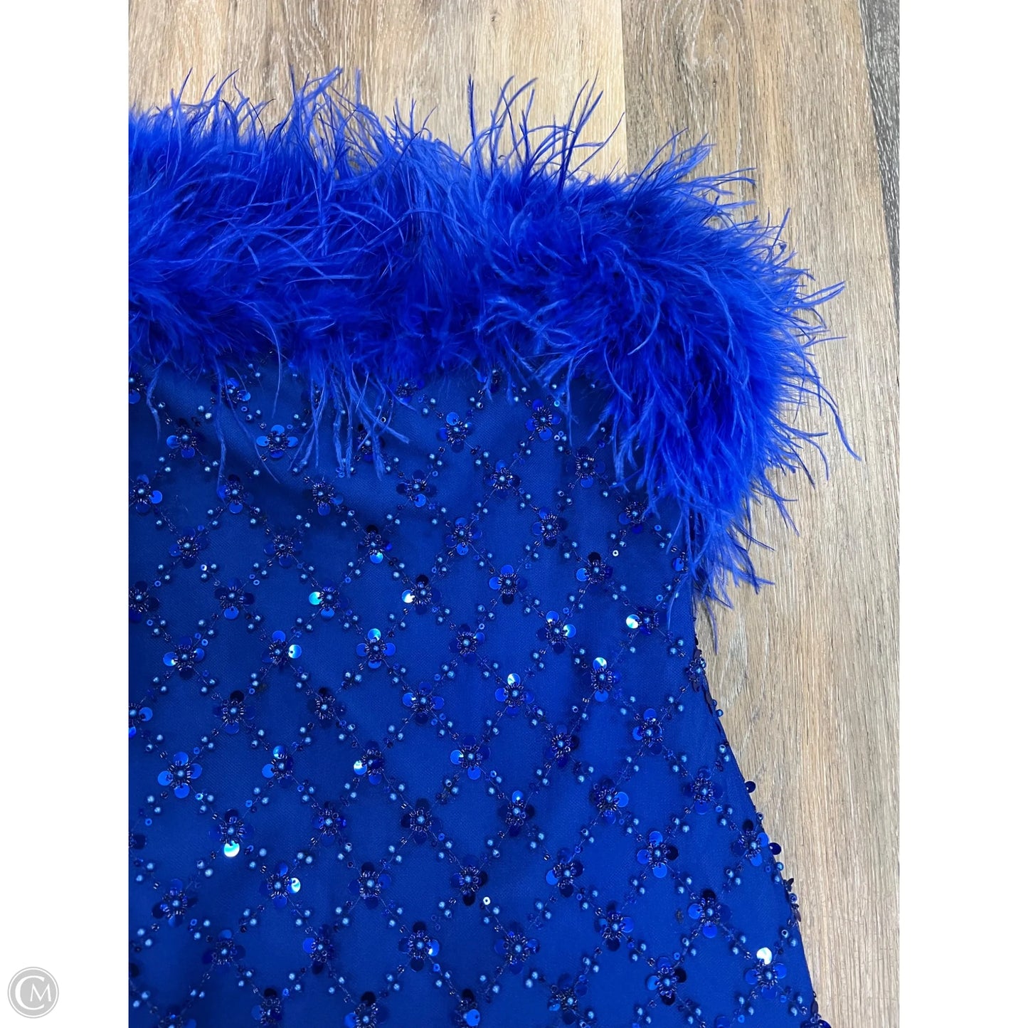 Dress Party Short By Nadine MERABI In Blue, Size: 6