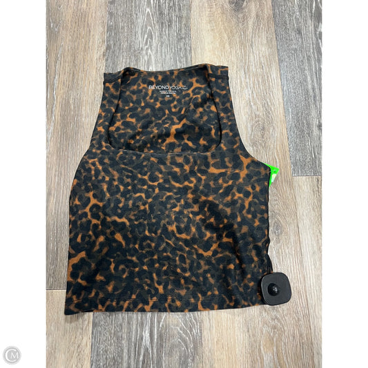 Athletic Tank Top By Beyond Yoga In Animal Print, Size: Xs