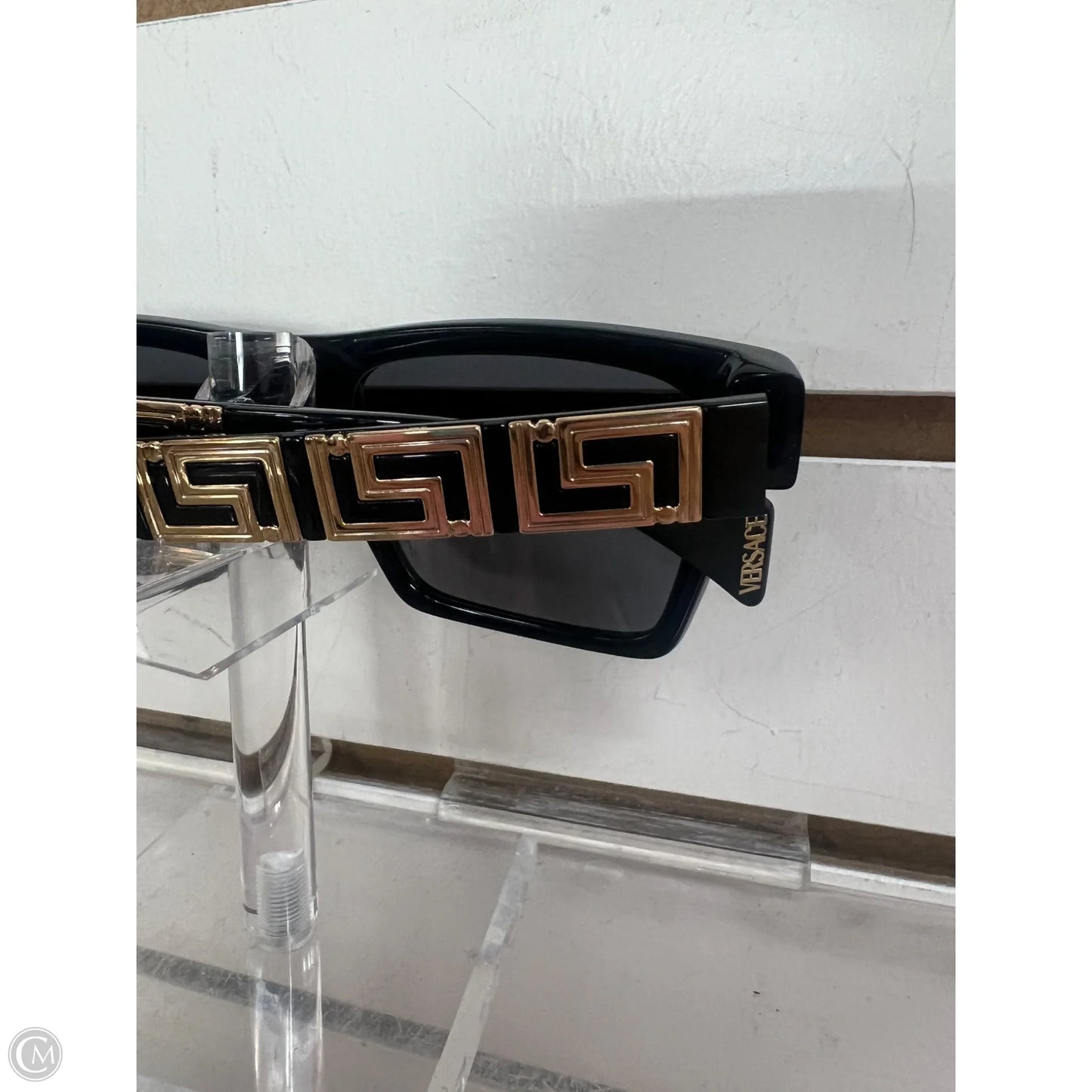 Sunglasses Luxury Designer By Versace, Size: