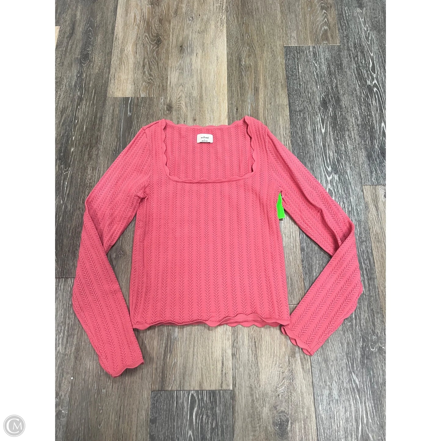 Top Long Sleeve By Wilfred In Pink, Size: S