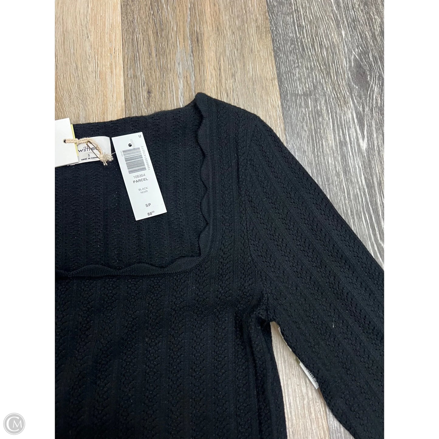 Top Long Sleeve By Wilfred In Black, Size: S