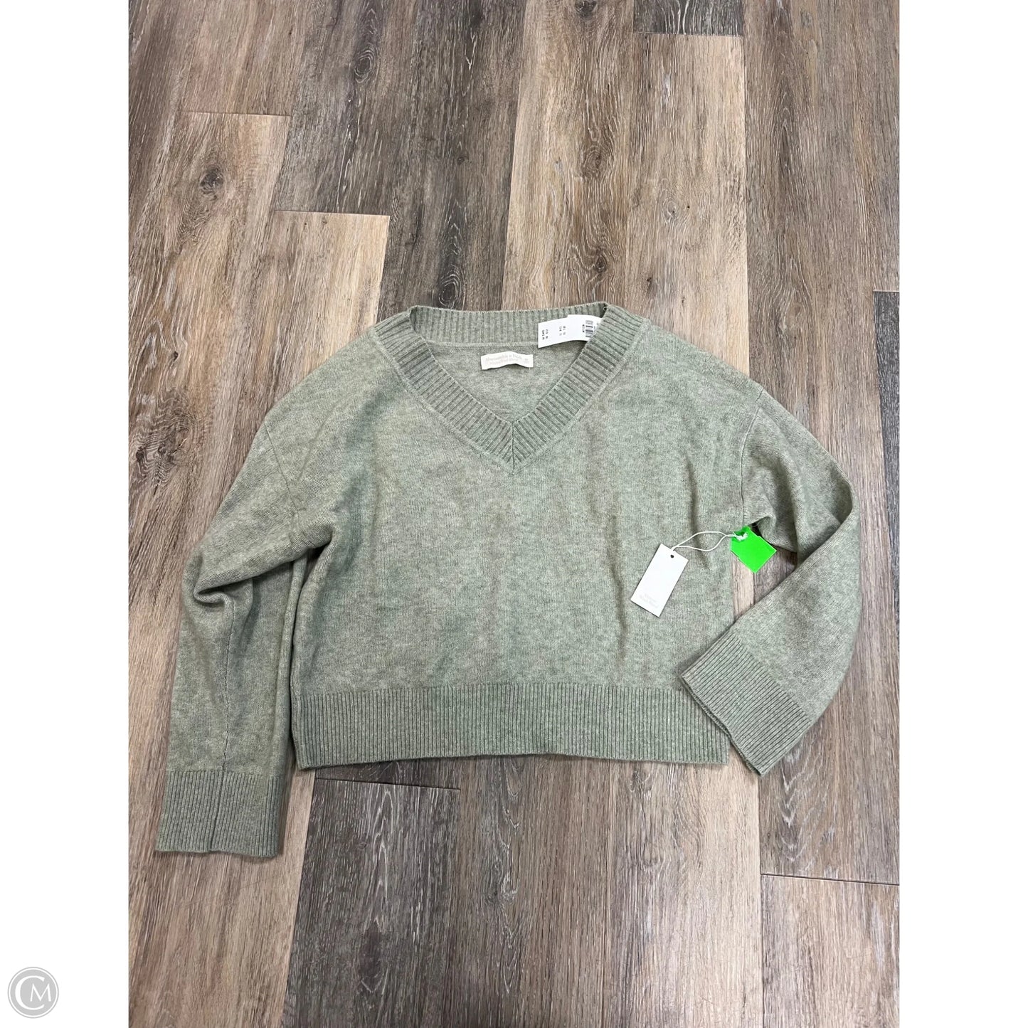 Sweater By Abercrombie And Fitch In Green, Size: M