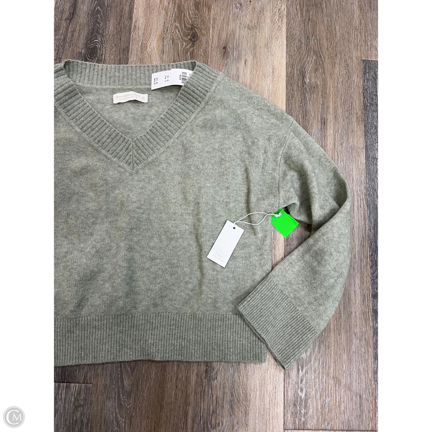 Sweater By Abercrombie And Fitch In Green, Size: M