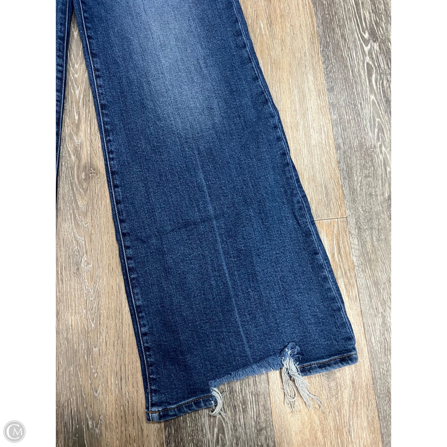 Jeans Wide Leg By Risen In Blue Denim, Size: 8