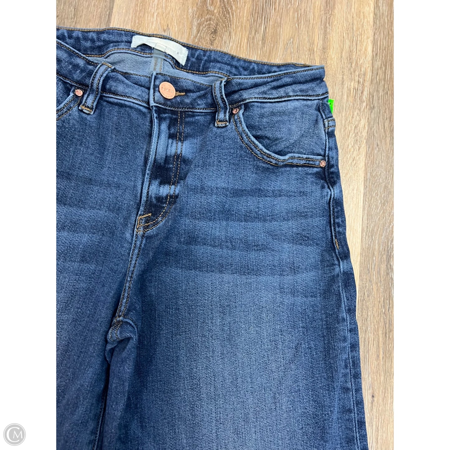 Jeans Wide Leg By Risen In Blue Denim, Size: 8