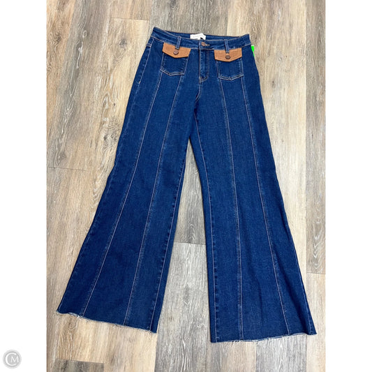 Jeans Wide Leg By Risen In Blue Denim, Size: 6/28