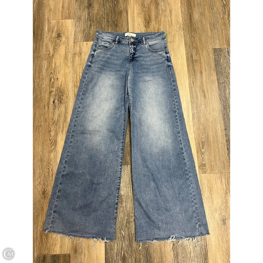Jeans Wide Leg By Risen In Blue Denim, Size: 8/29