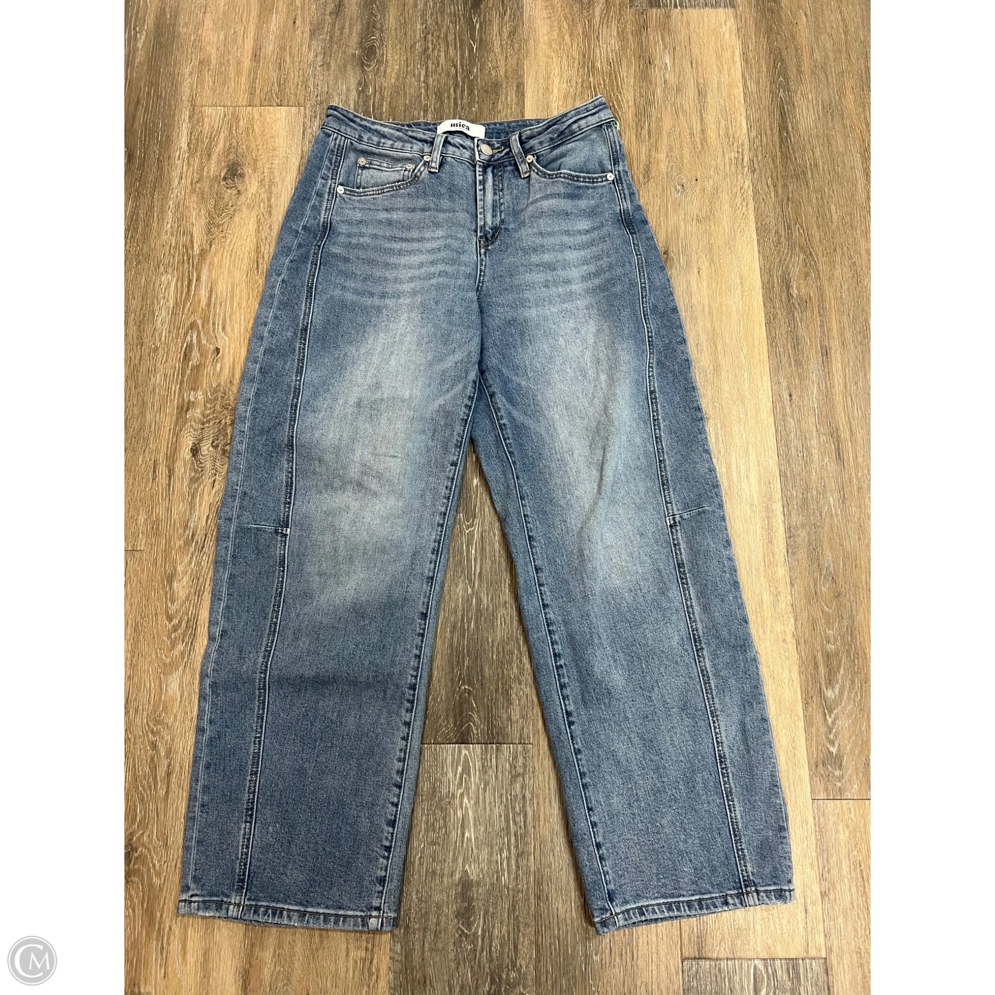 -Jeans Wide Leg By Micas In Blue Denim, Size: 6