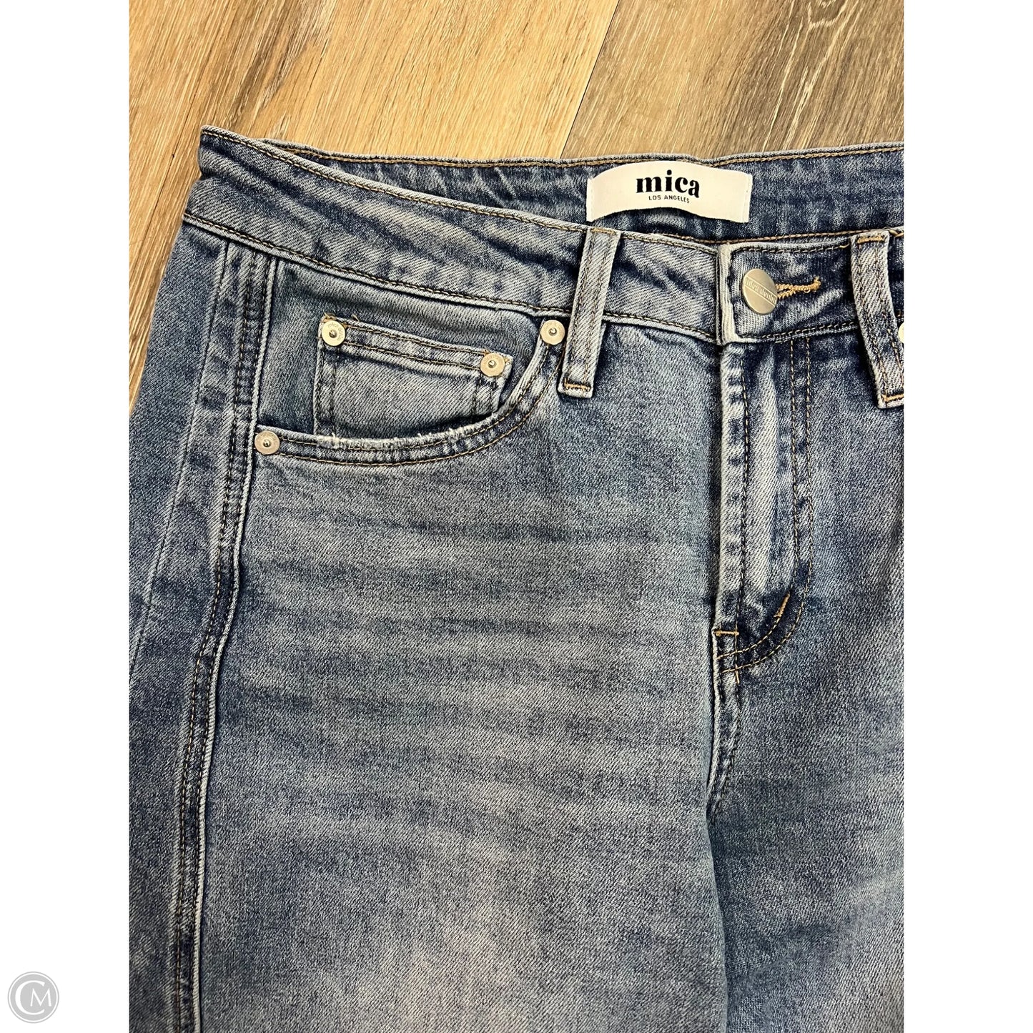 -Jeans Wide Leg By Micas In Blue Denim, Size: 6