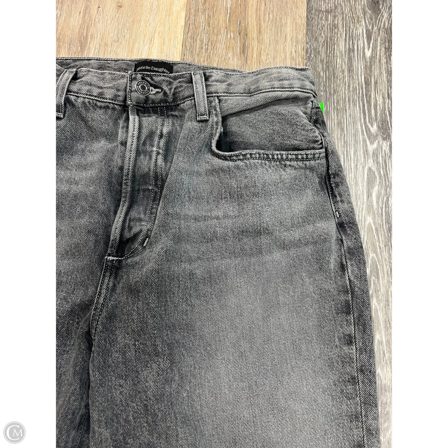 Jeans Straight By Favorite Daughter In Grey Denim, Size: 10