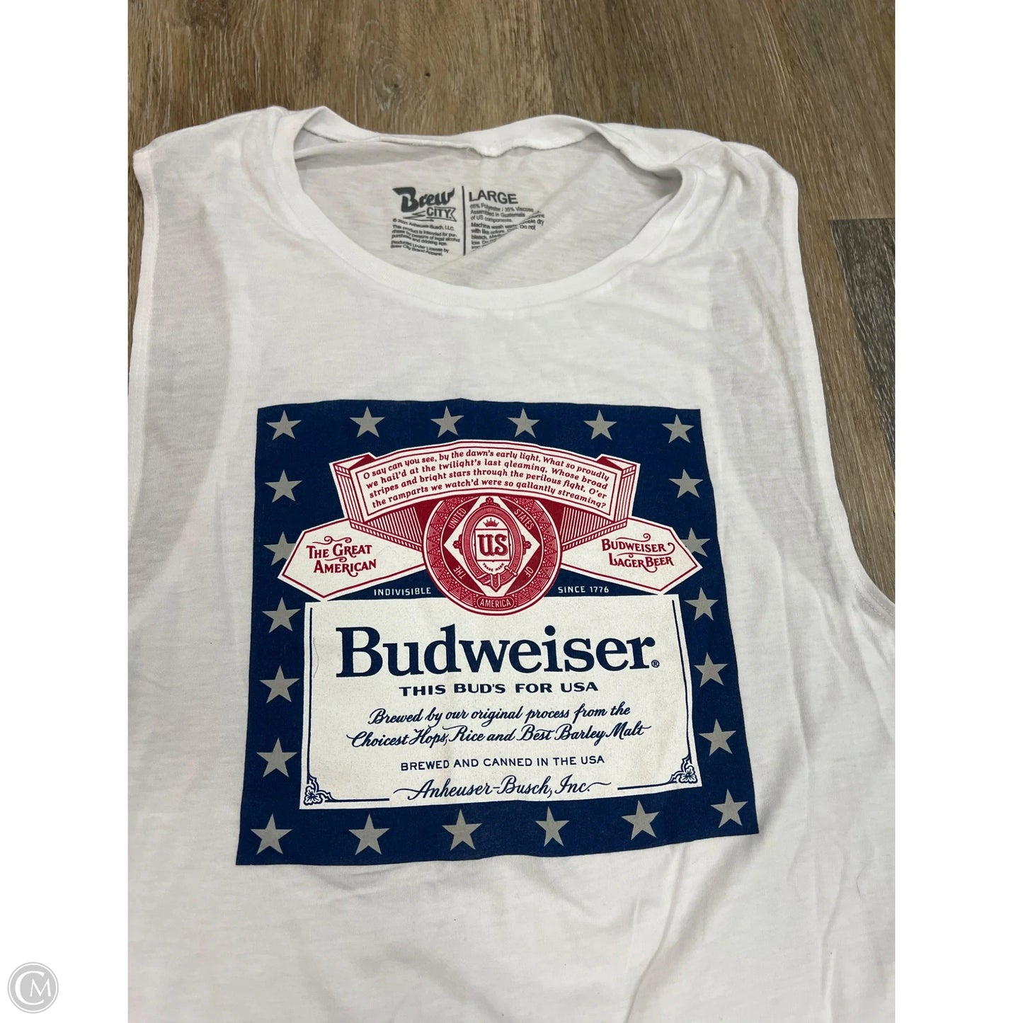 Tank Top By Brew City In White, Size: L