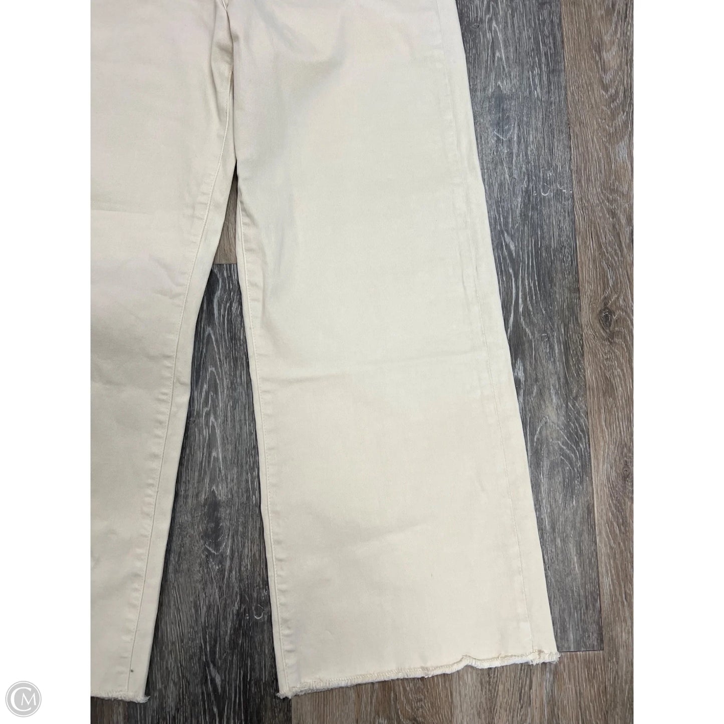 Jeans Wide Leg By Micas In Cream, Size: 8