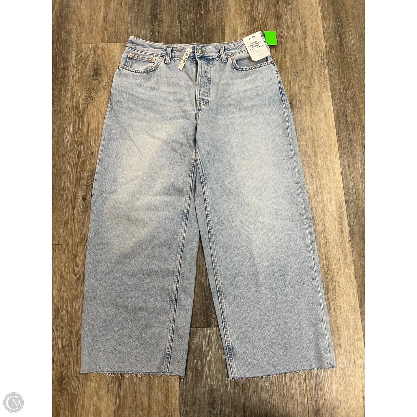 -Jeans Cropped By Madewell In Blue Denim, Size: 8