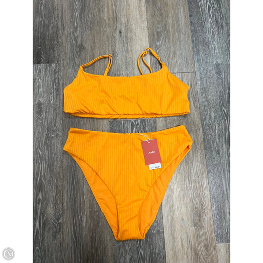 Swimsuit 2pc By Clothes Mentor In Orange, Size: L