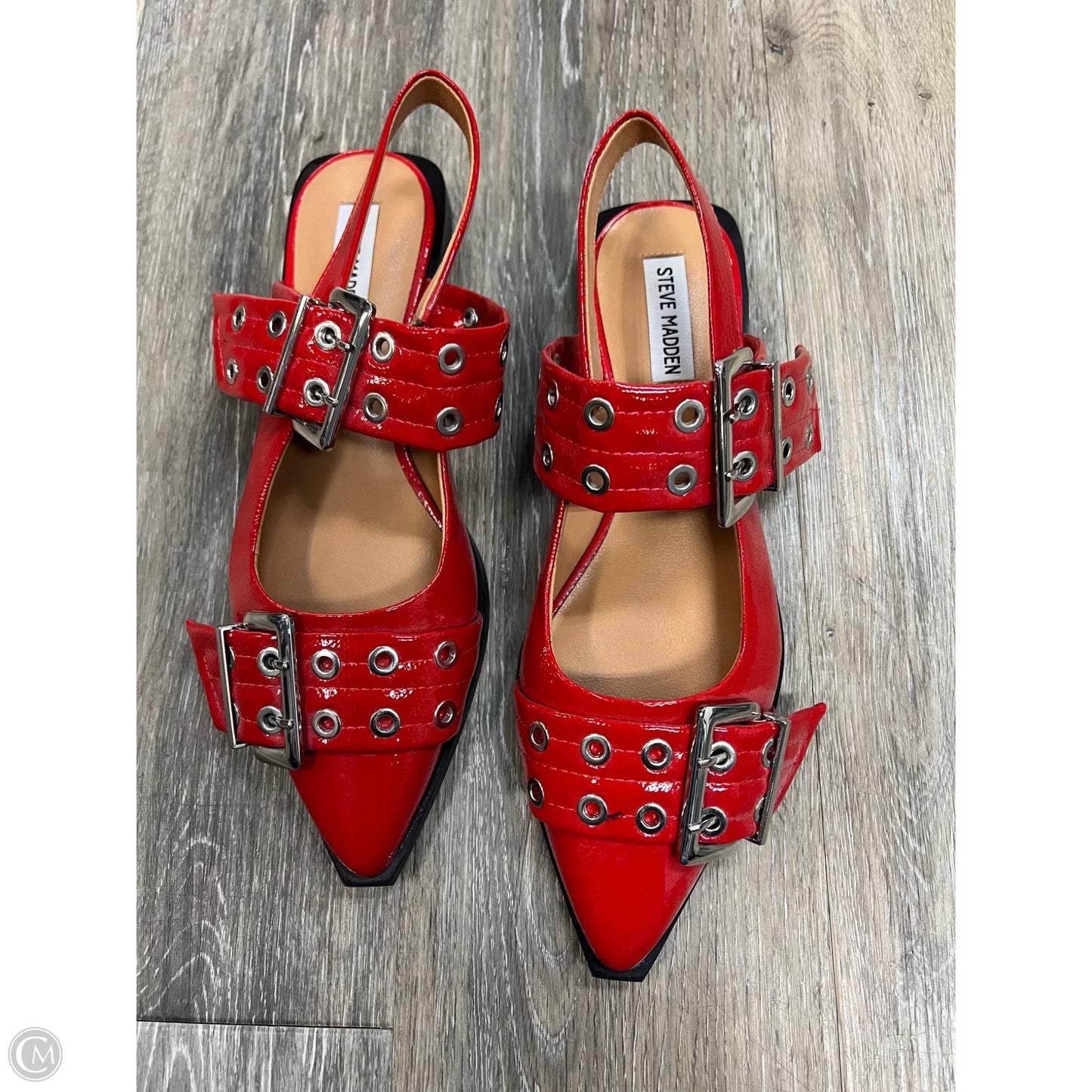 -Shoes Flats By Steve Madden In Red, Size: 10