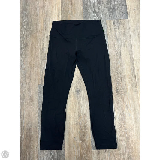 Athletic Leggings By Lululemon In Black, Size: 8P