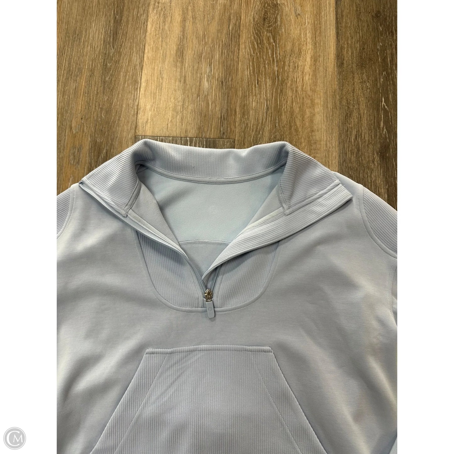 Athletic Sweatshirt Collar By Lululemon In Blue, Size: 4