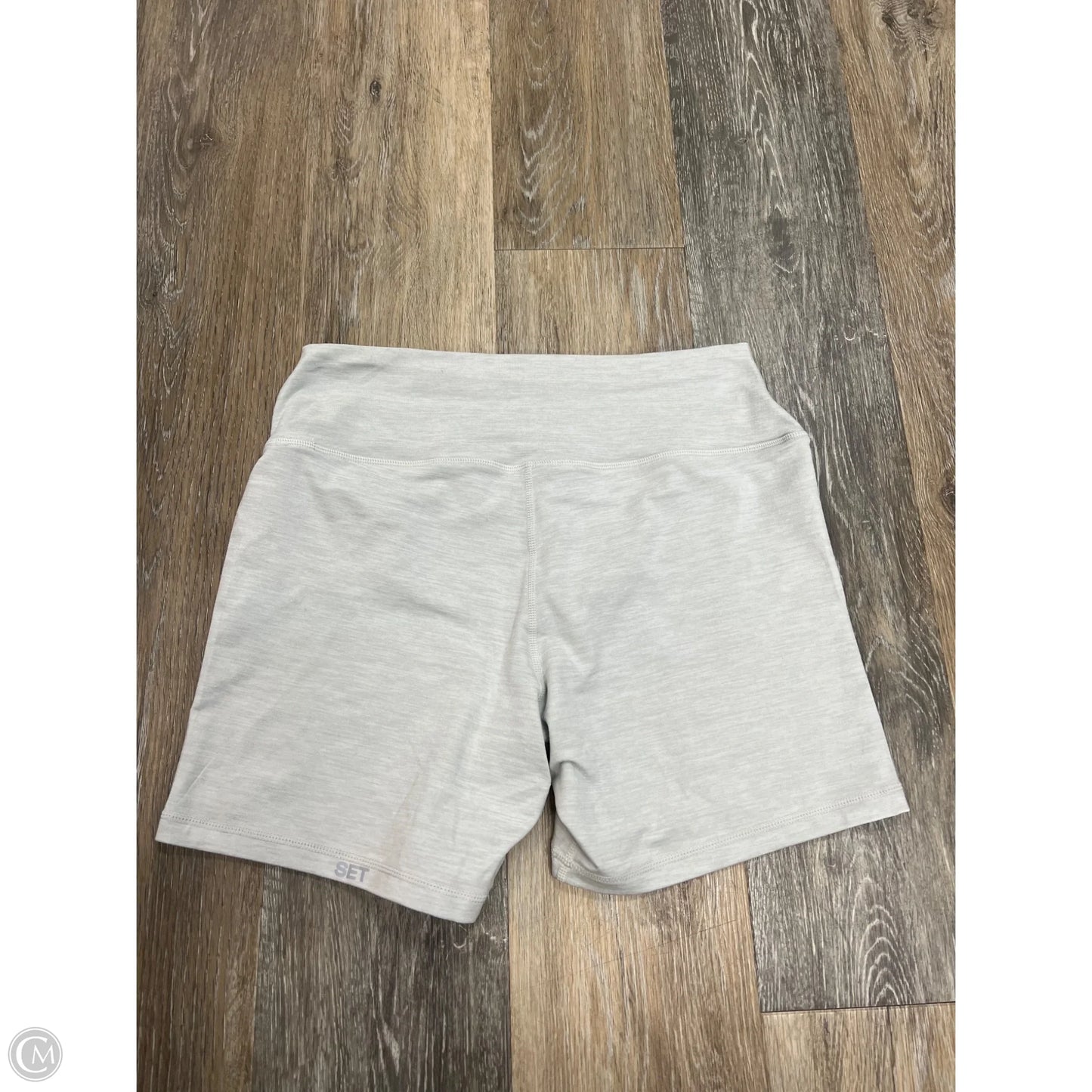Athletic Shorts By Set Active In Grey, Size: L