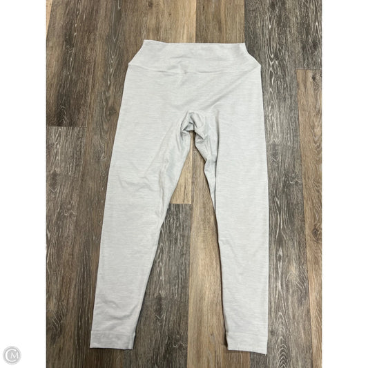 Athletic Leggings By Set Active In Grey, Size: L