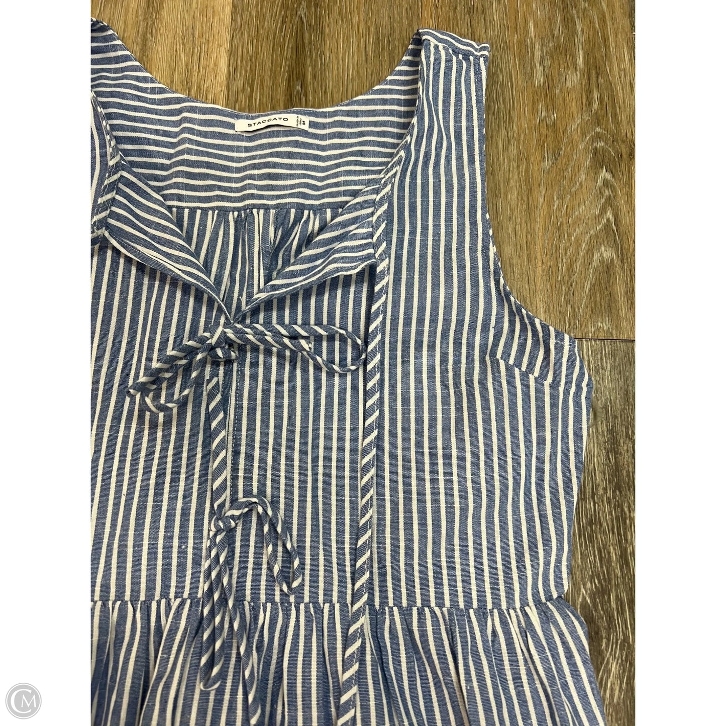 -Dress Casual Maxi By Staccato In Striped Pattern, Size: M