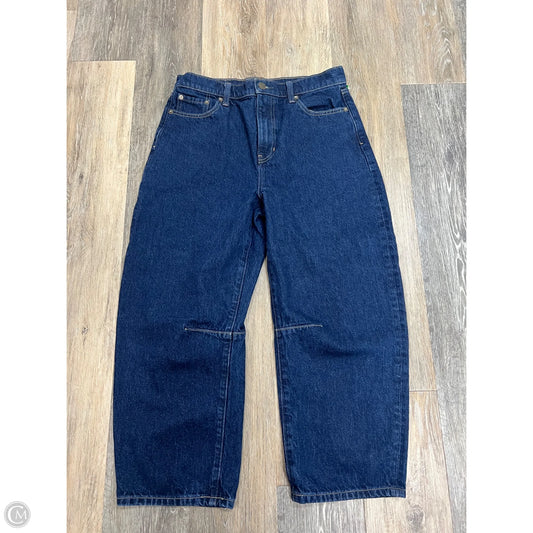 -Jeans Wide Leg By Banana Republic In Blue Denim, Size: 4/27