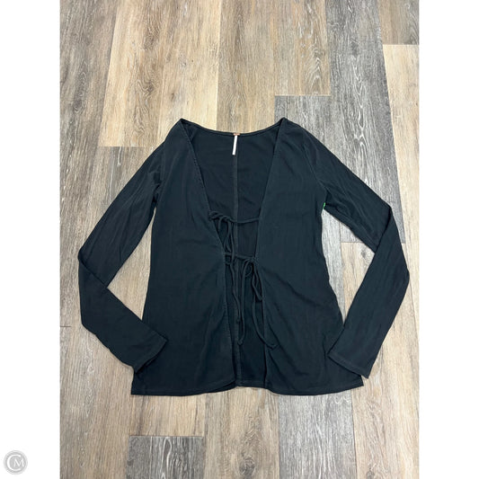Top Long Sleeve By Free People In Black, Size: M