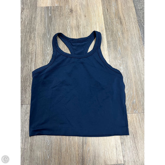 Athletic Tank Top By Lululemon In Navy, Size: 8
