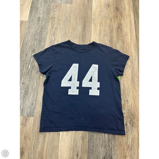 Top Short Sleeve By John Galt In Navy, Size: Osfm