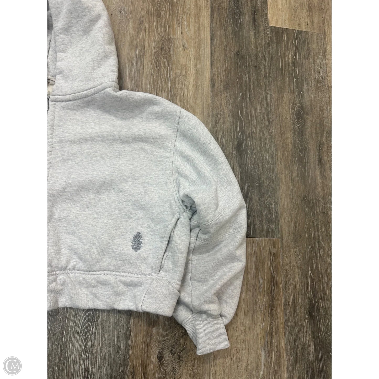 Sweatshirt Hoodie By Free People In Grey, Size: Xs