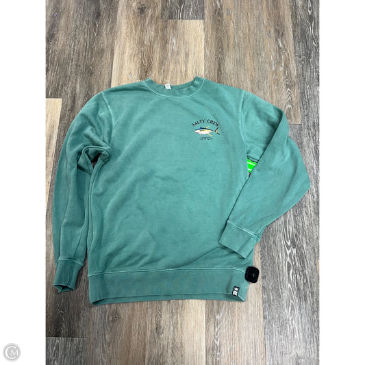 Sweatshirt Crewneck By Salty Crew In Green, Size: M