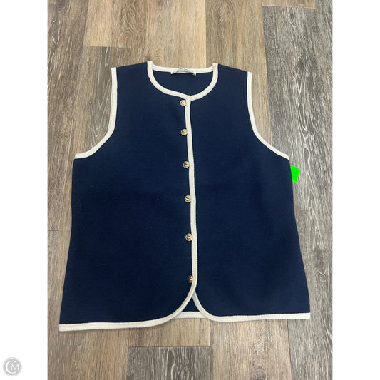 Vest Sweater By Abercrombie And Fitch In Navy, Size: L