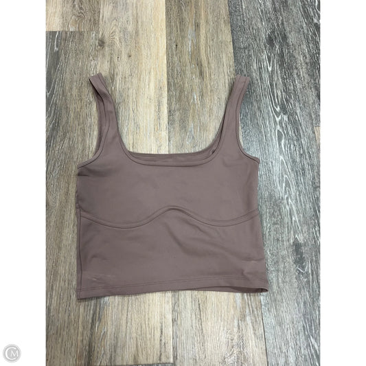 Tank Top By Abercrombie And Fitch In Taupe, Size: S