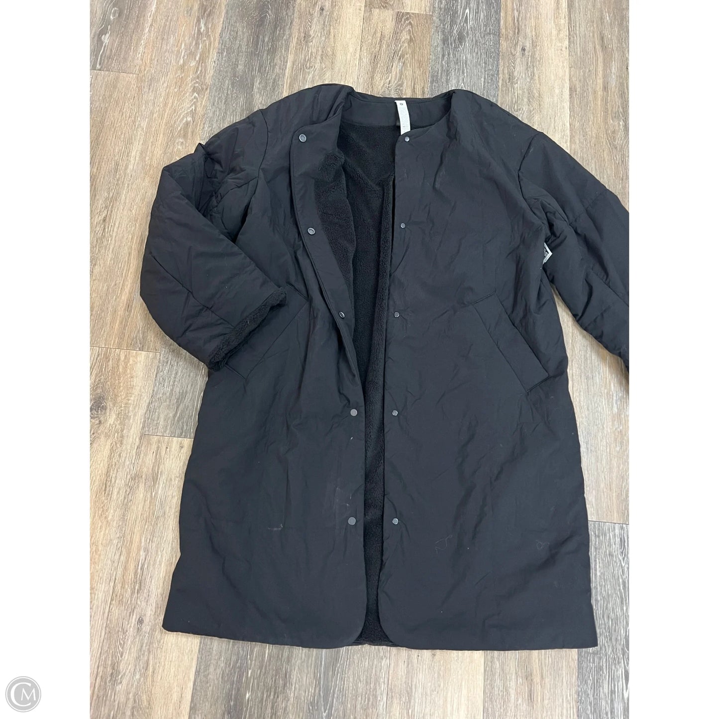 Jacket Puffer & Quilted By Lululemon In Black, Size: L