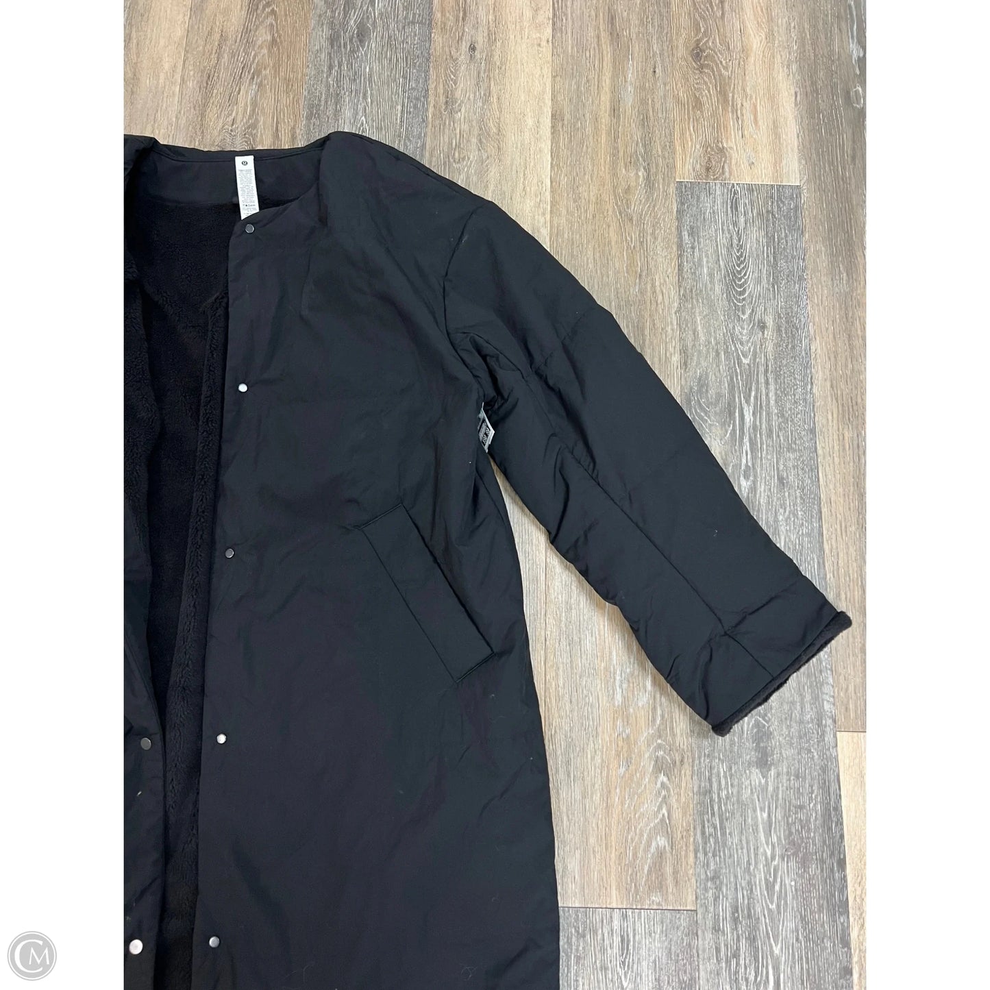 Jacket Puffer & Quilted By Lululemon In Black, Size: L