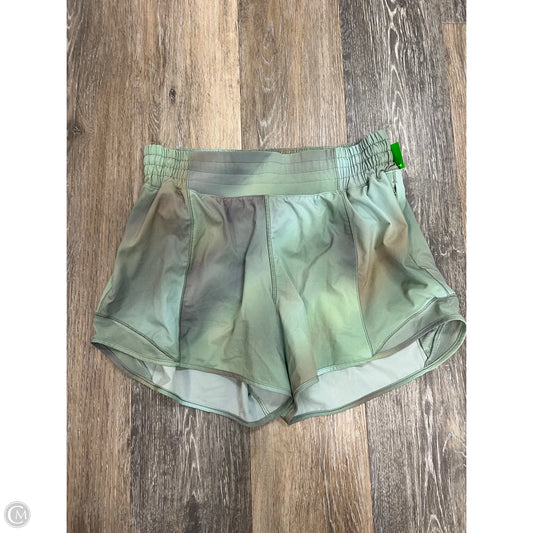 Athletic Shorts By Lululemon In Tie Dye Print, Size: 8