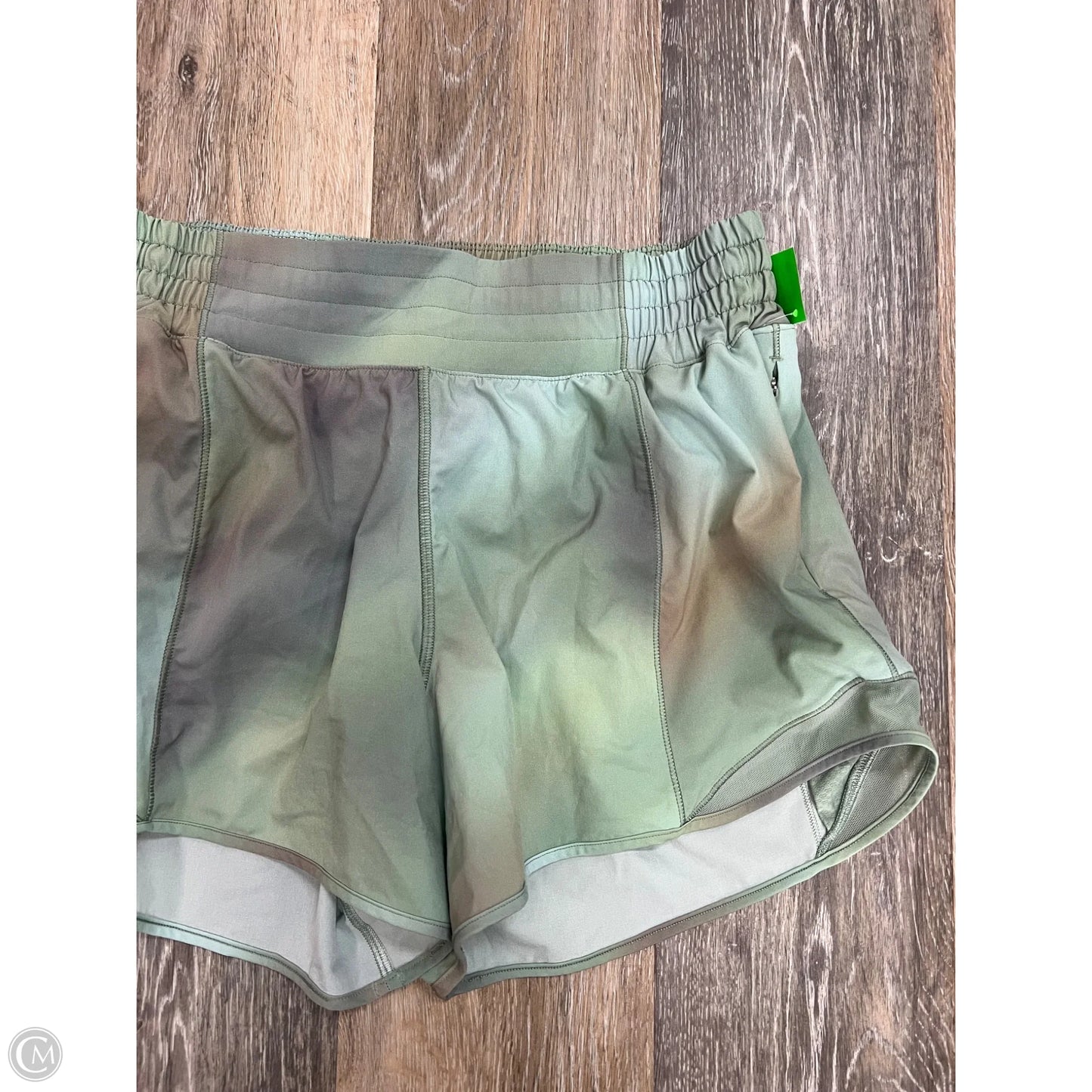 Athletic Shorts By Lululemon In Tie Dye Print, Size: 8
