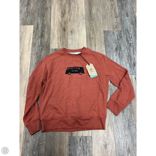 Sweatshirt Crewneck By Prana In Orange, Size: S