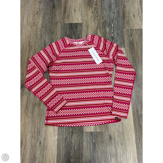 Athletic Top Long Sleeve Crewneck By Krimson Klover In Pink, Size: S