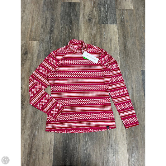 Athletic Top Long Sleeve Collar By Krimson Klover In Pink, Size: S