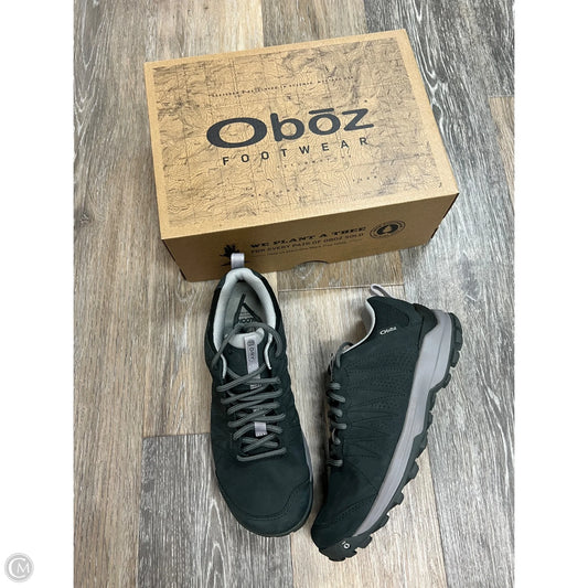 Shoes Hiking By Oboz In Black, Size: 7