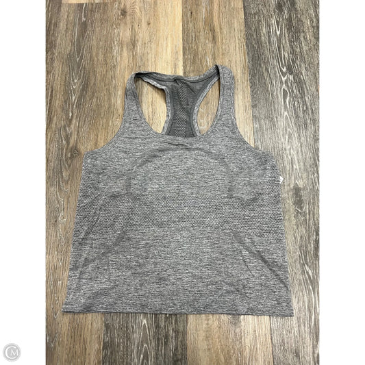Athletic Tank Top By Lululemon In Grey, Size: 8