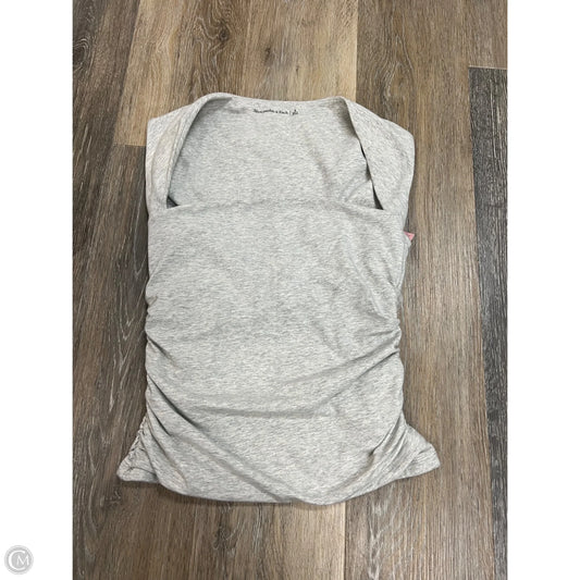 Top Sleeveless By Abercrombie And Fitch In Grey, Size: S