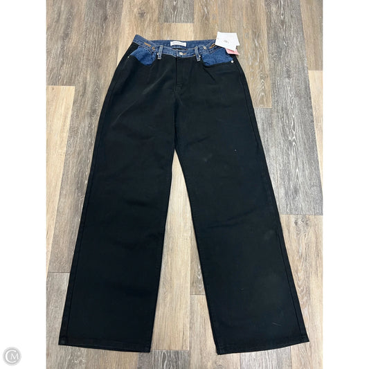 Jeans Wide Leg By The Frankie Shop In Black & Blue, Size: S