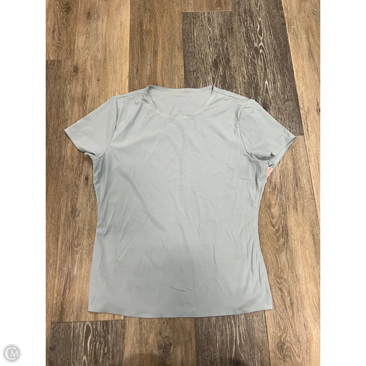 Athletic Top Short Sleeve By 7diamonds In Blue, Size: M