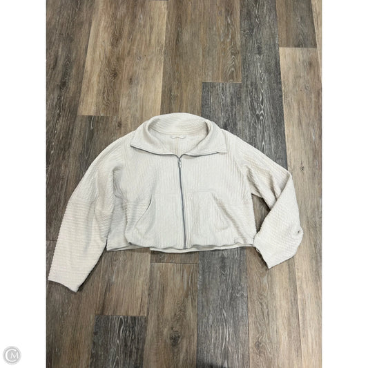 Athletic Sweatshirt Collar By Lululemon In Cream, Size: S