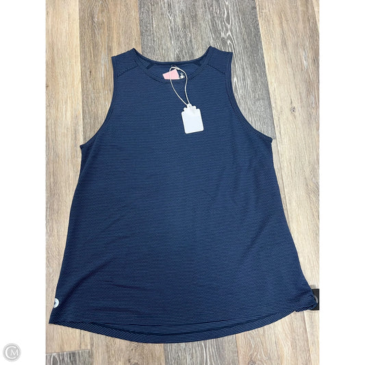 Athletic Tank Top By Smartwool In Blue, Size: M
