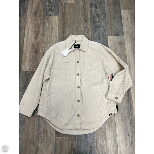 Jacket Shirt By Prana In Cream, Size: S
