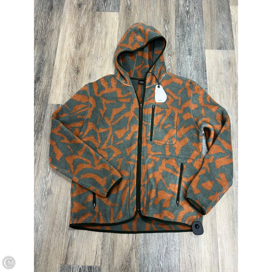 Jacket Fleece By Prana In Grey & Orange, Size: M(men’s)