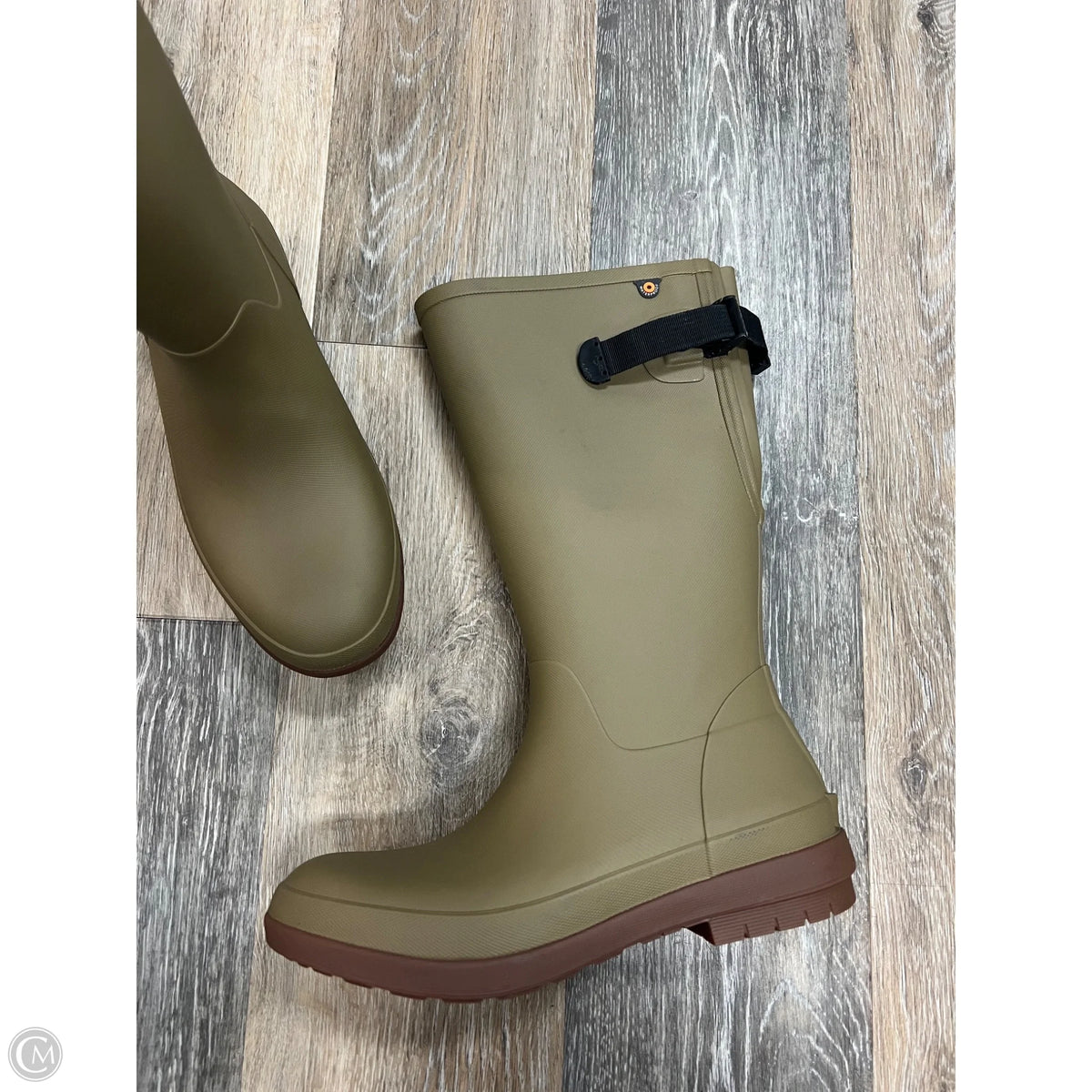 Boots Rain By Bogs In Green, Size: 7