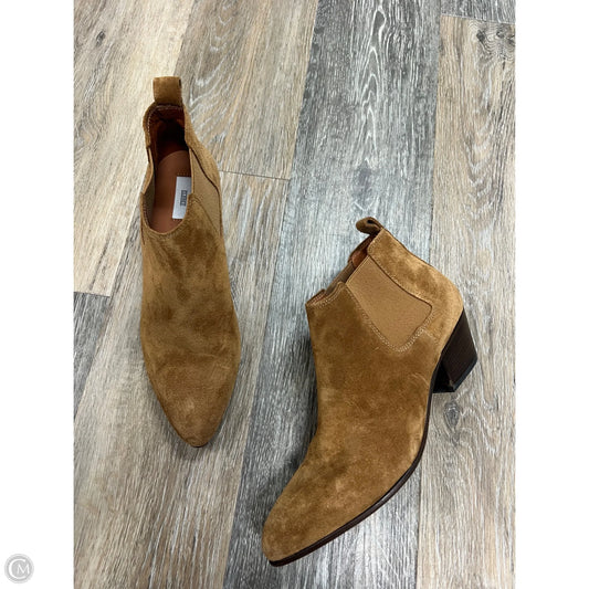 Boots Designer By Closed In Brown, Size: 8/38